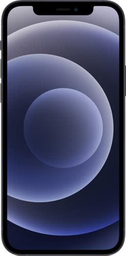 iPhone 12 - 5G älypuhelin 256 GB (musta)