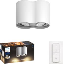 Philips Hue Pillar dobbelt spotlys 5633231P6 (hvit)