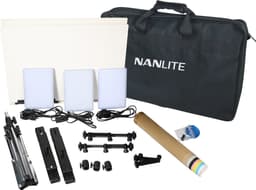 Nanlite Compac 20 LED valopakkaus (3 paneelia)