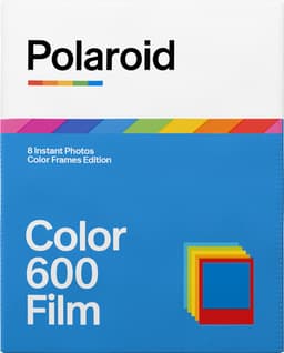 Polaroid 600 fargefilm med fargeramme