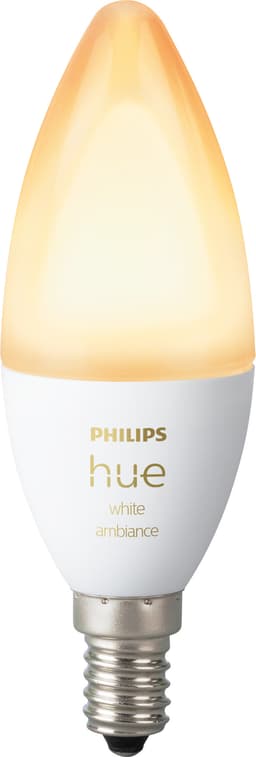 Philips Hue White Ambiance elpære (40 Watt B39 E14)