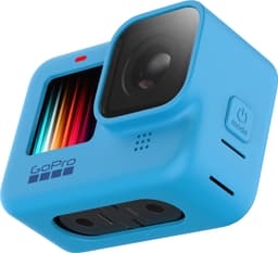 GoPro Hero 9 Black silikondeksel + snor (blå)
