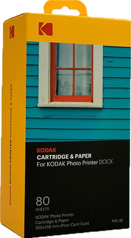 Kodak Photo Printer mustekasetti ja valokuvapaperia (80 arkkia)