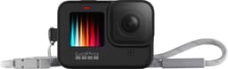 GoPro Hero 9 Black silikondeksel + snor (sort)