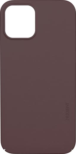 Nudient V3 deksel til iPhone 12/12 Pro (sangria red)