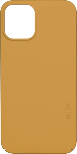 Nudient V3 deksel til iPhone 12 mini (saffron yellow)