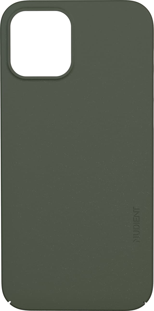 Nudient V3 deksel til iPhone 12/12 Pro (pine green)