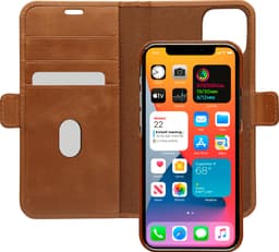 Dbramante1928 Lynge plånboksfodral för iPhone 12 Pro Max (tan)