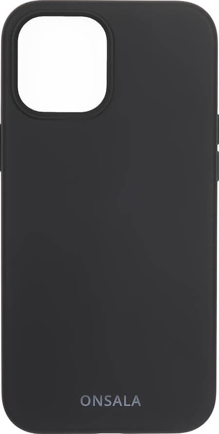 Onsala iPhone 12/12 Pro silikondeksel (sort)