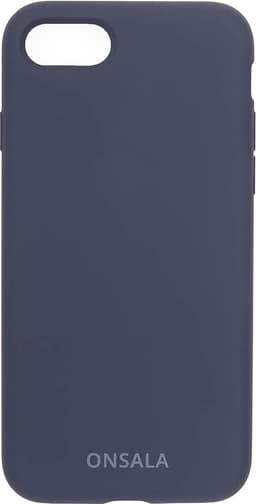 Onsala iPhone 8/7/6/SE Gen. 2/3 silikondeksel (cobalt blue)