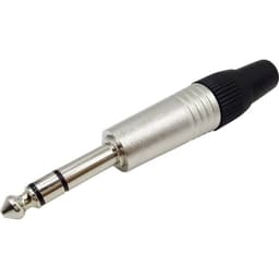 TRU COMPONENTS 1408825 Jack-stik 6,35 mm Stik, lige