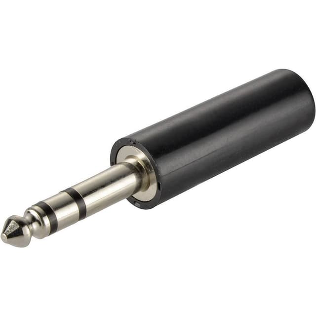 TRU COMPONENTS 733016 Hörlursuttag 6.35 mm Kontakt hane