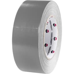 TOOLCRAFT 54B48L40AC 54B48L40AC Tygtejp Gaffer Grå (L x B) 40 m x 48 mm 1 st