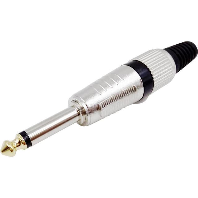 TRU COMPONENTS 1408826 Jack-stik 6,35 mm Stik, lige