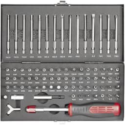 TOOLCRAFT HT02183 820952 Bit-Set 75 delar Spår,