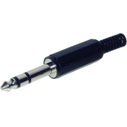 TRU COMPONENTS 1559781 Jack-stik 6,35 mm Stik, lige
