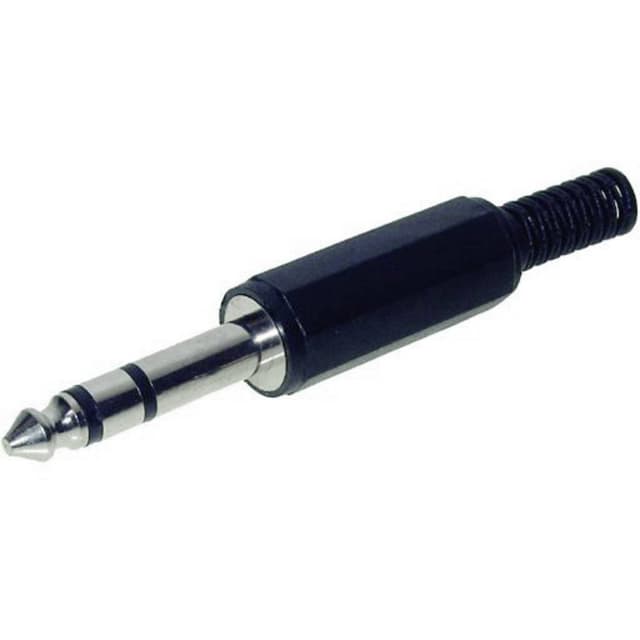 TRU COMPONENTS 1559781 Jack-stik 6,35 mm Stik, lige