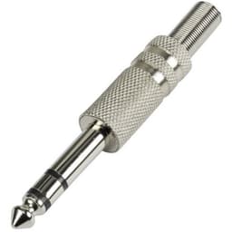 TRU COMPONENTS 595203 Jack-stik 6,35 mm Stik, lige