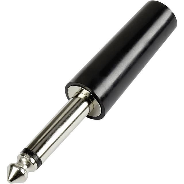 TRU COMPONENTS 595198 Jack-stik 6,35 mm Stik, lige