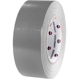 TOOLCRAFT 54B48L20AC 54B48L20AC Tygtejp Gaffer Grå (L x B) 20 m x 48 mm 1 st
