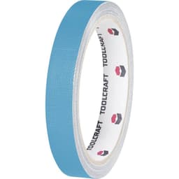 TOOLCRAFT HEB15L10BC HEB15L10BC Tygtejp HEB15L10BC Blå (L x B) 10 m x 15 mm 1 st