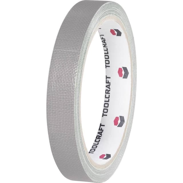 TOOLCRAFT HEB15L10AC HEB15L10AC Tygtejp HEB15L10AC Grå (L x B) 10 m x 15 mm 1 st