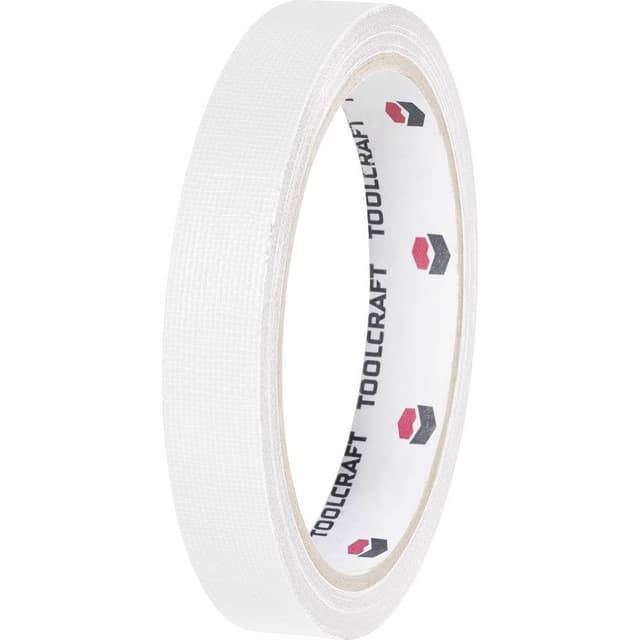 TOOLCRAFT HEB15L10WC HEB15L10WC Tygtejp HEB15L10WC Vit (L x B) 10 m x 15 mm 1 st