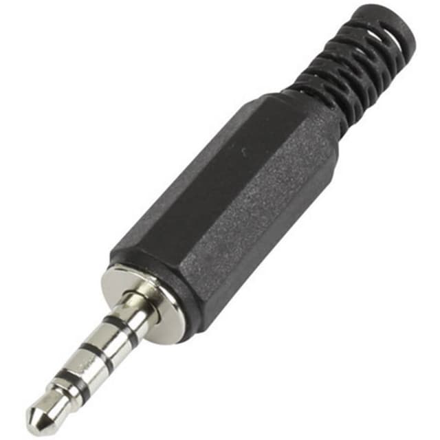TRU COMPONENTS 595196 Hörlursuttag 3.5mm Kontakt hane