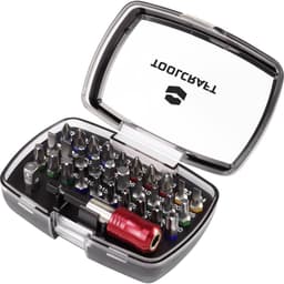 TOOLCRAFT 1613599 Bitsæt 32 dele Kærv, Krydskærv