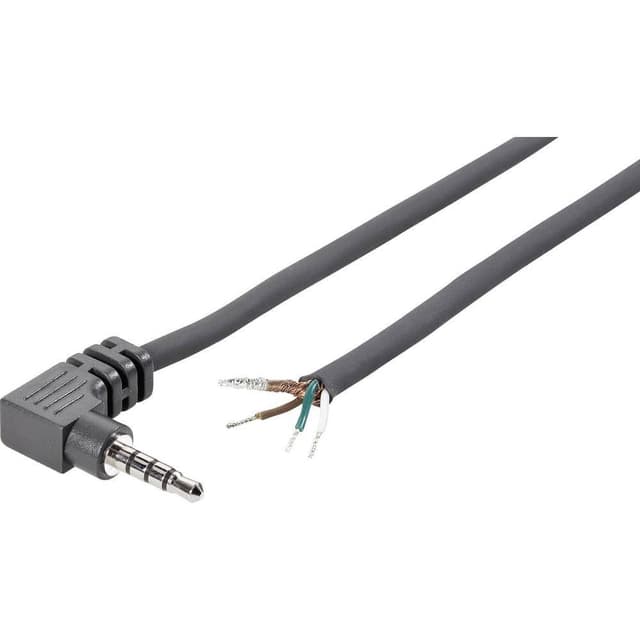 TRU COMPONENTS 1579003 Hörlursuttag 3.5mm Kontakt hane