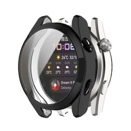 Silikonikuori  Huawei Watch 3 Pro - Musta
