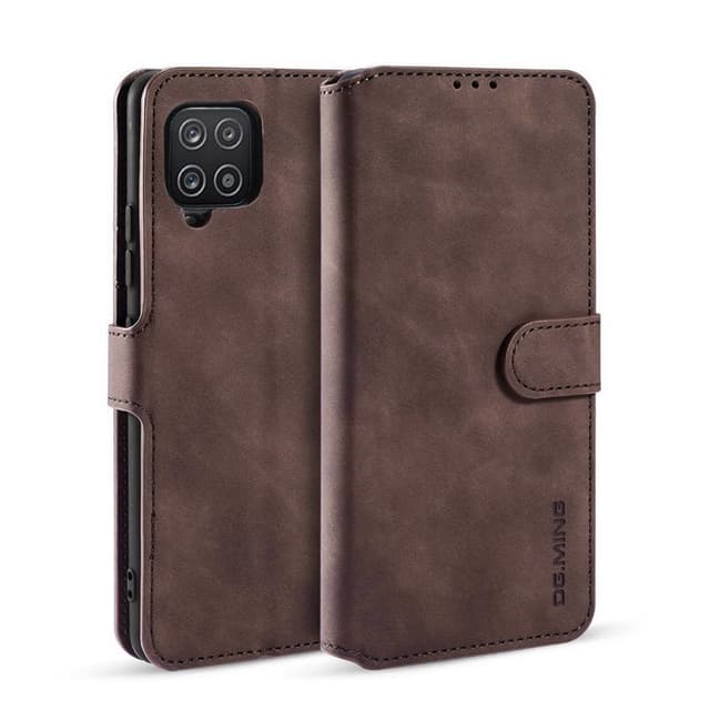 DG-Ming Lompakkokotelo 3-kortti Samsung Galaxy A22 4G (6.7 ")  - kahvi