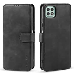 DG-Ming mobil lommebok 3-kort Samsung Galaxy A22 5G  - Svart