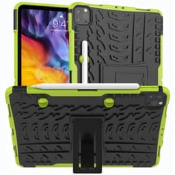 Slagbestandigt cover med stativ Apple iPad Pro 11 (2021)  - grøn