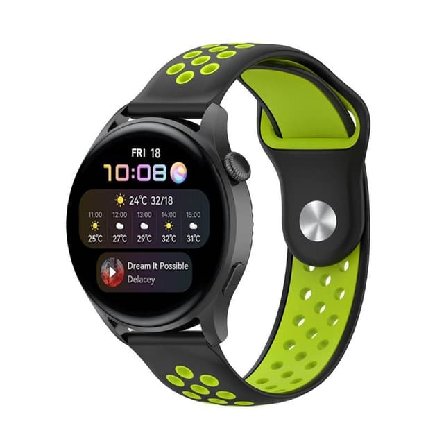 EBN Sport Rannekoru Huawei Watch 3 - Musta/Vihreä