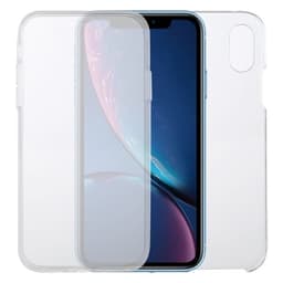 Kaksipuolinen & ohut kuori iPhone XR Läpinäkyvä