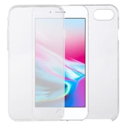 Kaksipuolinen & ohut kuori iPhone 8 & 7 Läpinäkyvä