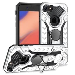 Armor Knight suojakuori pyörivällä tuella iPhone SE 2020 / 8 / 7 - Hopea