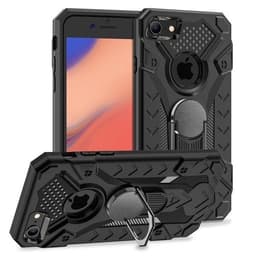 Armor Knight suojakuori pyörivällä tuella iPhone SE 2020 / 8 / 7 - Musta