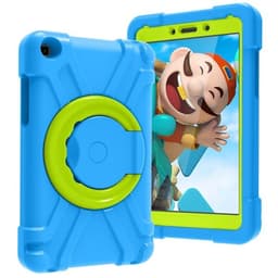 Suojakotelo rengaspidikkeellä Samsung Galaxy Tab A 8.0, Sininen + Vihreä