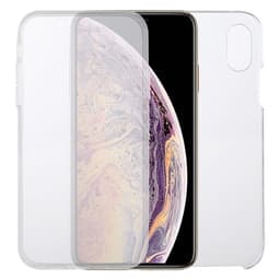 Kaksipuolinen & ohut kuori iPhone XS Max Läpinäkyvä