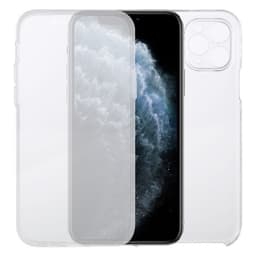 Dobbelsidig & tynt deksel til iPhone 11 Pro Gjennomsiktig