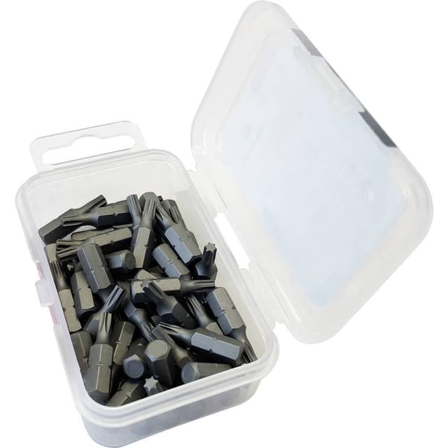 TOOLCRAFT Sexkants-bit T 10 S2-Stål 50 st