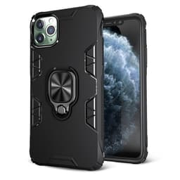 Shockproof TPU deksel med ringholder iPhone 11 Pro, Svart