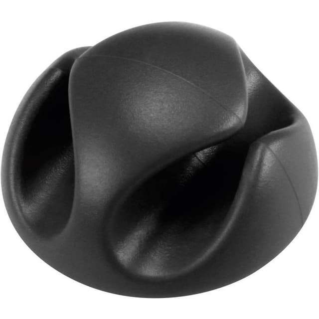 TRU COMPONENTS 558352 Kabelhållare självhäftande Svart