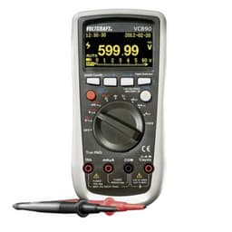 VOLTCRAFT VC890 OLED Handmultimeter Kalibrerad enligt (ISO) digital OLED-display, Datalogger CAT III 1000 V, CAT IV 600
