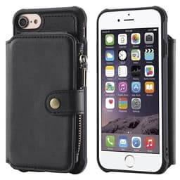Shockproof Lompakkokotelo telineellä & kolikkotaskulla iPhone 6, Musta