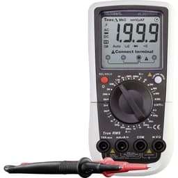 VOLTCRAFT VC251 (K) Handmultimeter Kalibrerad enligt (ISO) digital CAT III 600 V Display (Beräkningar): 2000