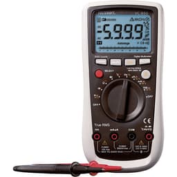 VOLTCRAFT VC850 Handmultimeter Kalibrerad enligt (ISO) digital CAT III 1000 V, CAT IV 600 V Display (Beräkningar): 6000