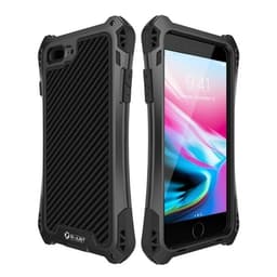 Metallisuoja iskuilta, pölyltä ja vedeltä iPhone 8 Plus Musta